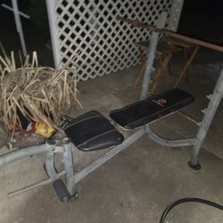 Marcy Adjustable Weight Bench With Bar