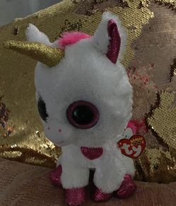 Unicorn plushie Beanie Boo’s collection large