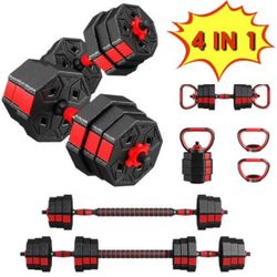 Adjustable Weight Dumbbells Set