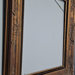 Beautiful Large Antique Ornate Fold Frame
