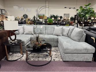 three piece fabric sectional 35% SALE! Three piece fabric sectional