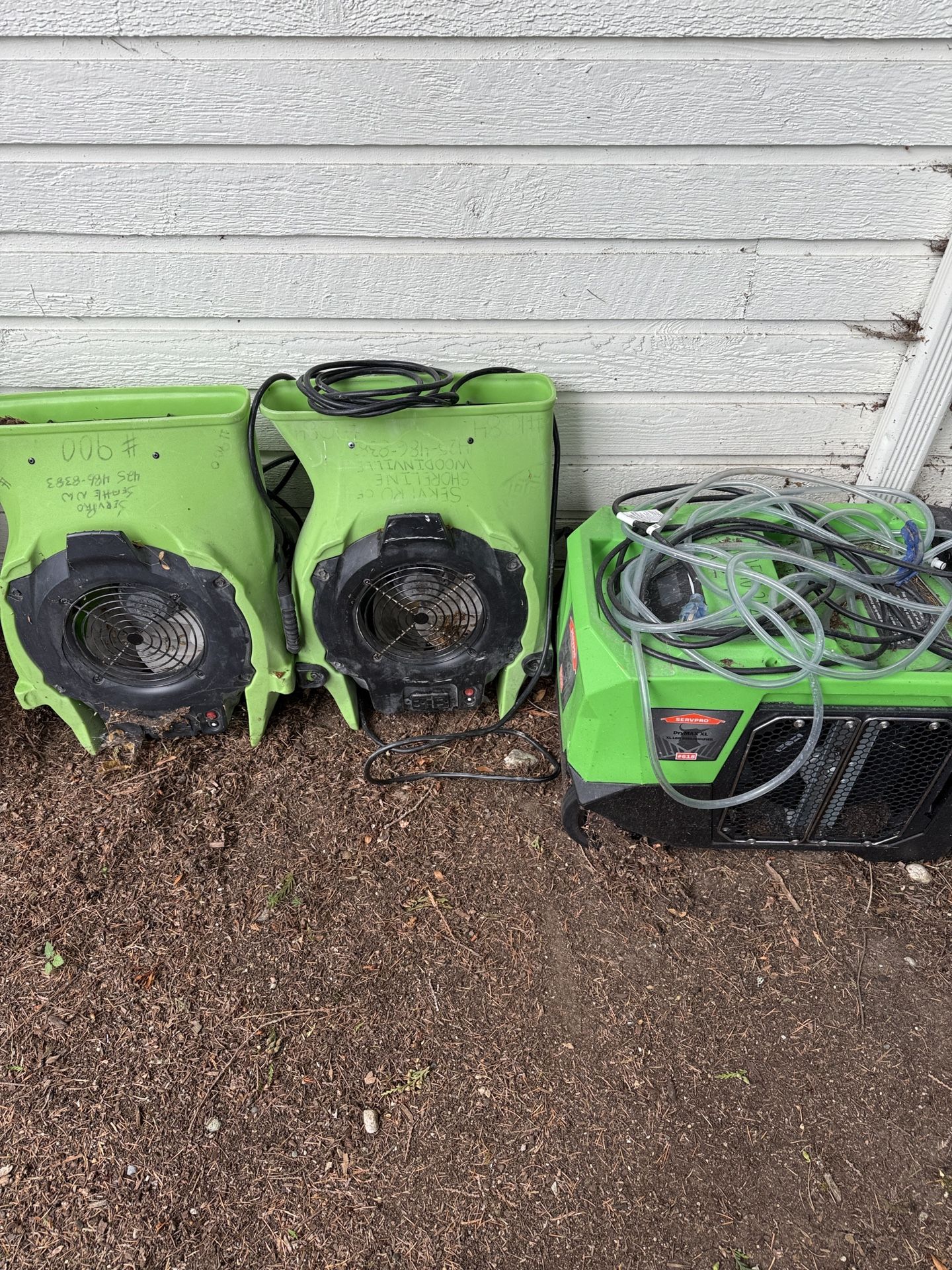 Servpro DryMAX XL Dehumidifier + 2 Air Movers – Pro Water Damage Equipment
