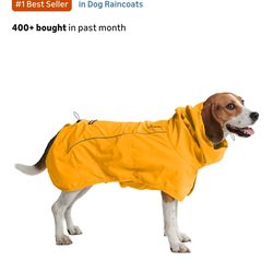 Spark Paws Dog Raincoat, Waterproof Windproof Rain Jacket