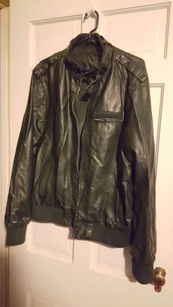 MEMBERS ONLY Lamb Milano Racer Leather jacket Size XL