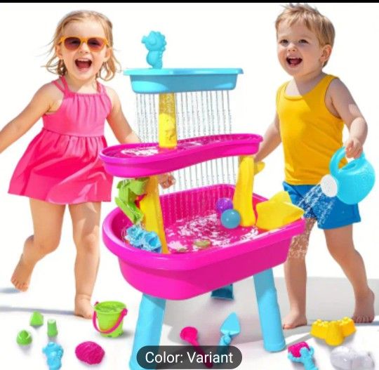 Brand new in box 📦 Pink water table for toddlers 🩷🏖☀️