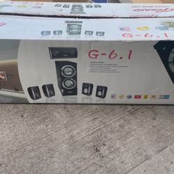 Genesis G6.1 Media Labs Speaker Surround Sound, New! 