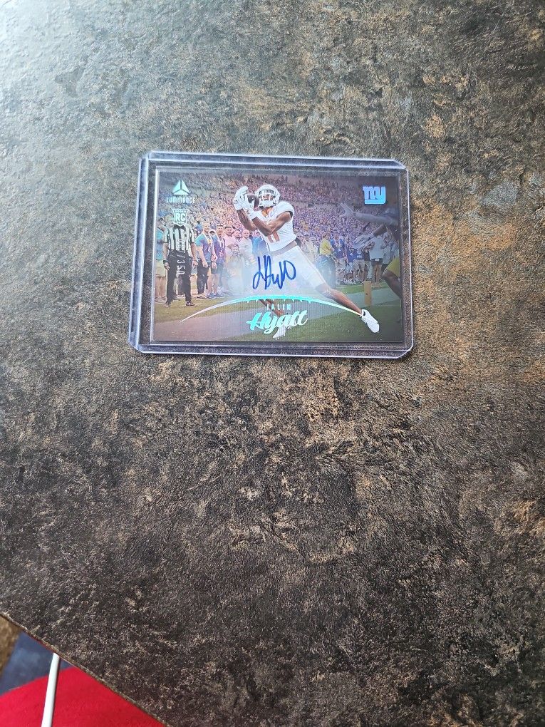 Jalen Hyatt Panini Luminance Rookie Auto 087/350