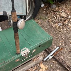 Fishing pole and Reel- 