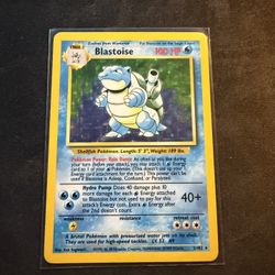 Base Set Blastoise Holo