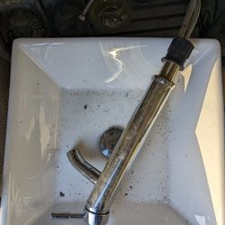 Bathroom Sink, Faucet And Glass Top
