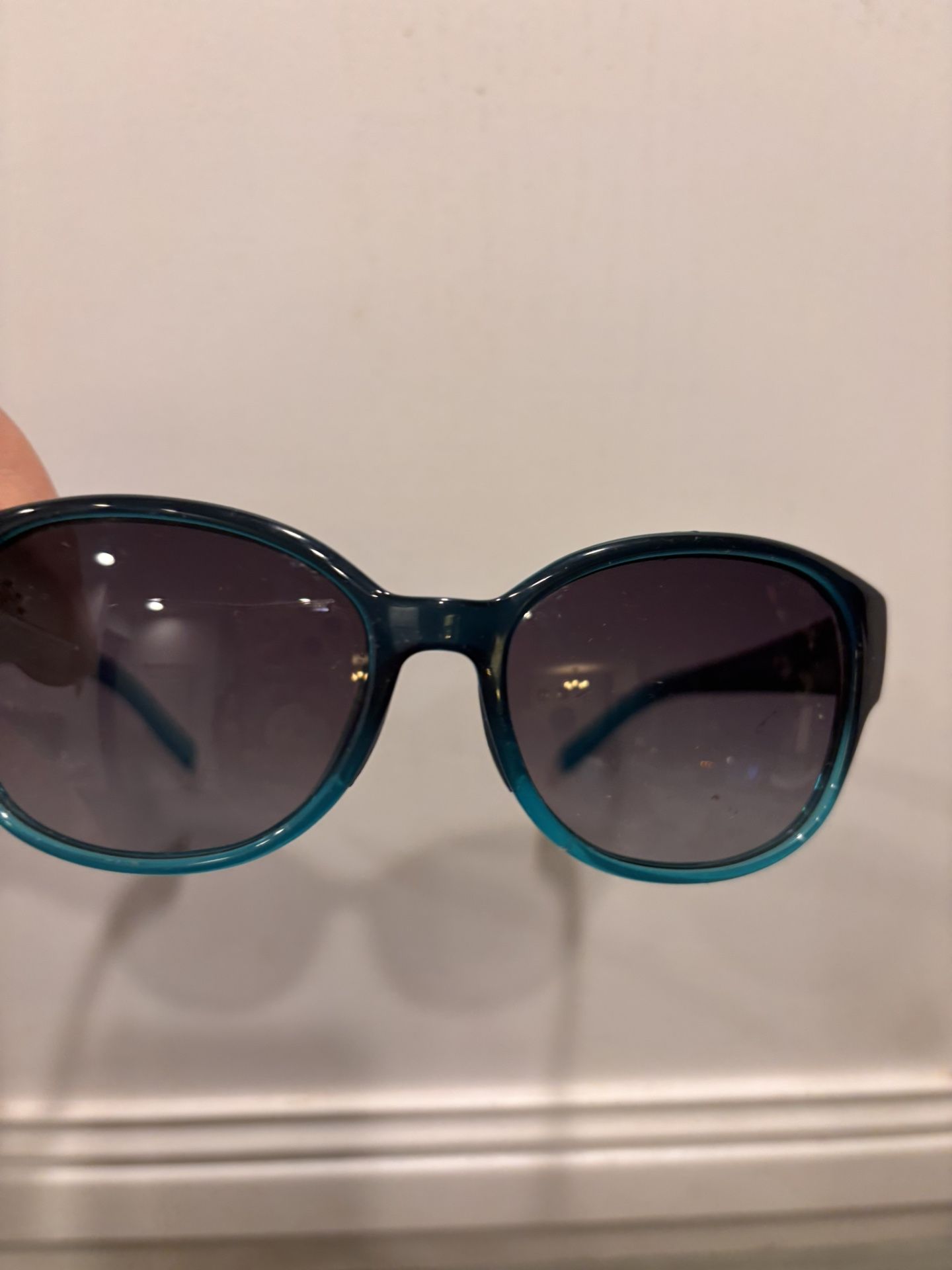 Navy Aqua Fade Color Frame Smith Designer Sunglasses