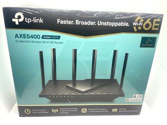 Sealed New TP-Link Archer AXE75 AXE5400 Tri-Band 6 Stream WiFi 6E Gigabit Router