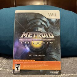 Wii U Metroid Prime Trilogy Steelbook