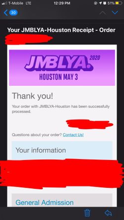 Jmblya ticket