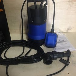 Water pump submersible 1/2hp clean and dirty water new 55.00