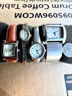 A lot of 4 ladies watch for sale.