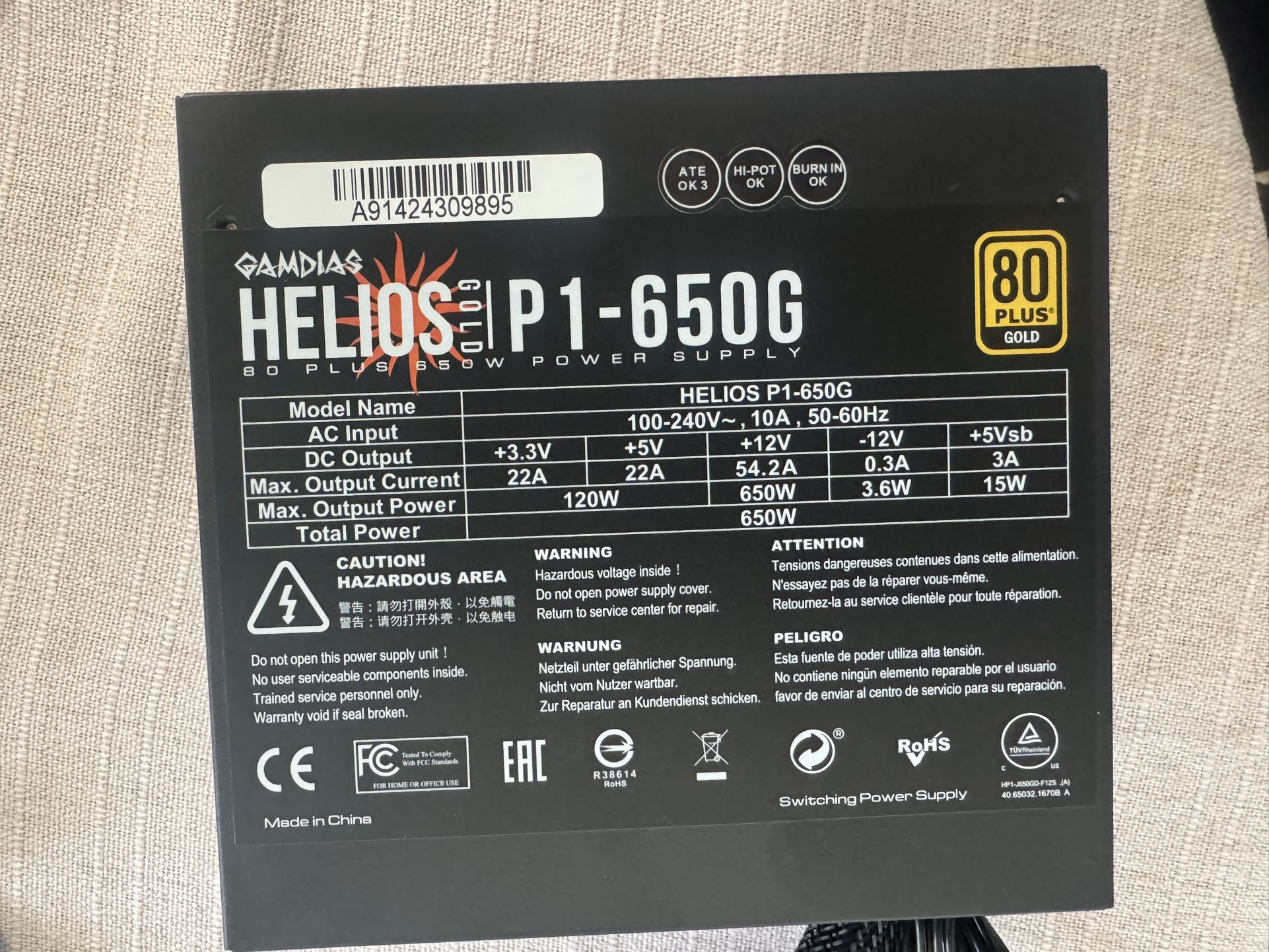 Gamdias P1-650G