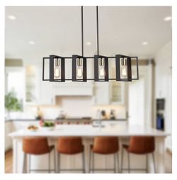 Island Light Kitchen Light Ceiling Light Black