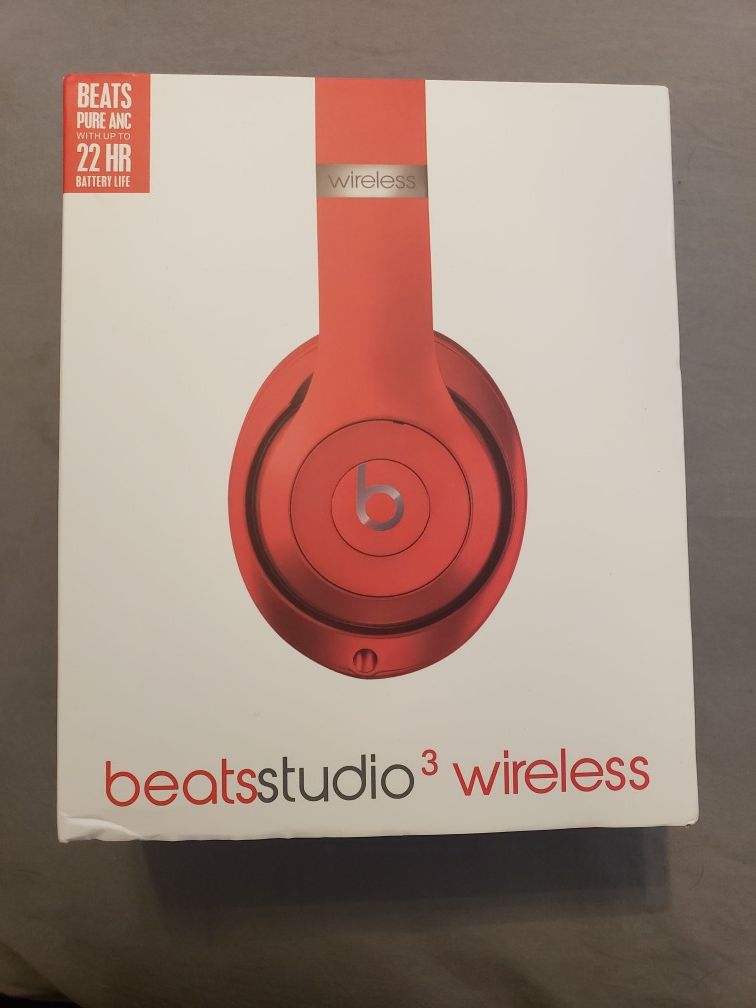 Beats studio 3 wireless red noise cancelling