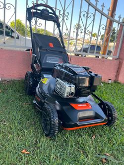 ECHO 21 in. 190 cc Briggs and Stratton Gas 3-in-1 Dual Blade RWD Self-Propelled Lawn Mower with Single Lever Deck Adjustment
