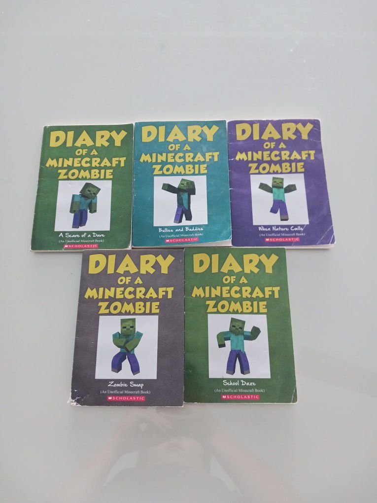 Diary Of A Minecraft Zombie Book Bundle 1-5