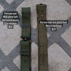 Military Pistol Belts