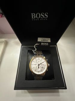 Hugo Boss Men’s Two-Tone Chronograph Watch - Gold & Silver Stainless Steel Bracelet