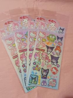 My Melody sticker sheets each $1.50