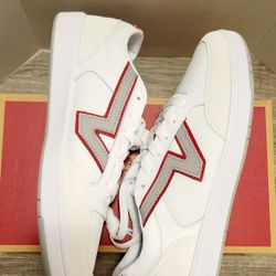 New Vans Runway Shoes - White/Red size 10.5