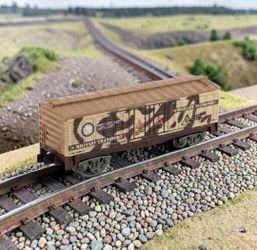 2012 Jakks Pacific Hobby Military Transport Train Car Sliding Door Camo Plastic. This Jakks Pacific 2012 military transport train car features camoufl