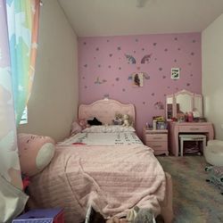 Full Side Princess Set Bed 