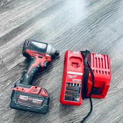Milwaukee M12 Impact With M18 Battery Plus Charger
