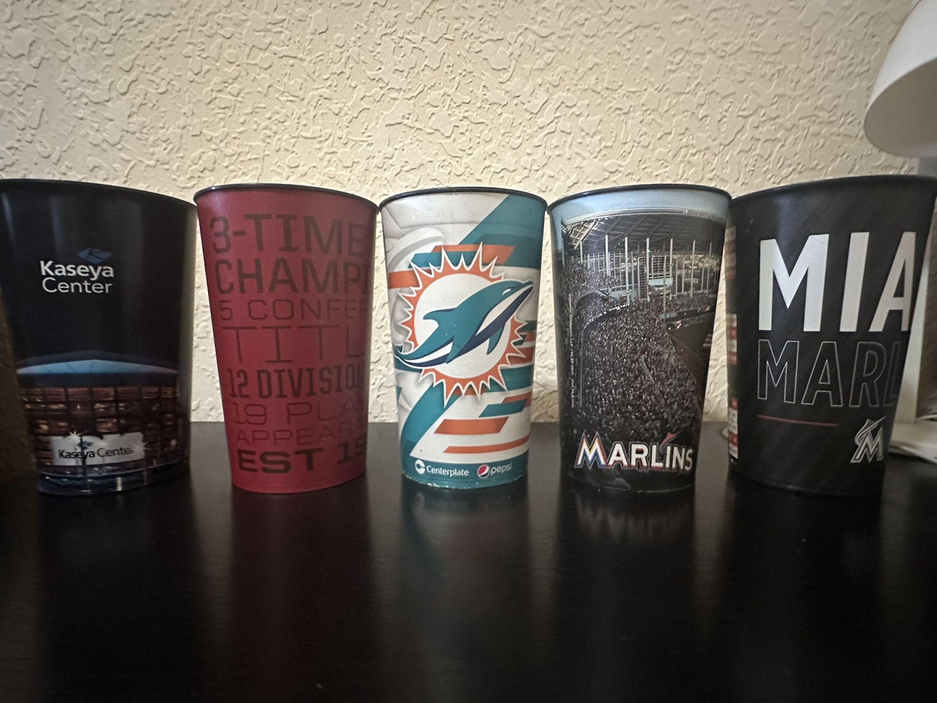 Miami Stadium Cups $5 Each