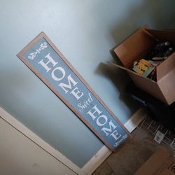 Home Sweet Home Wall Decor Indoor/covered outdoor