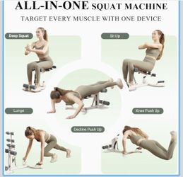All in one squat machine