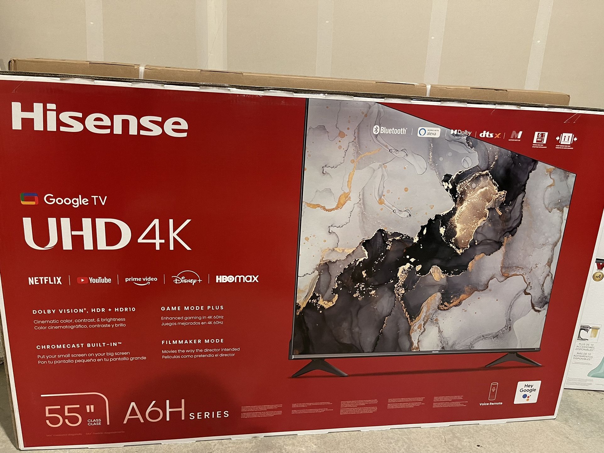 Hisense 55 Inch Smart Google Tv 4k UHD BRAND NEW ✅ 