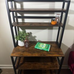 Industrial Wood & Metal Shelf