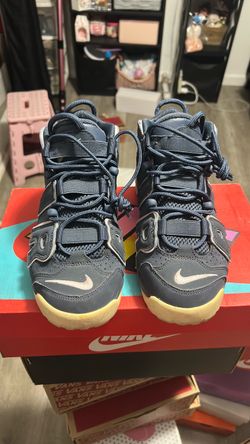 Nike Air More Uptempo Navy Sneakers