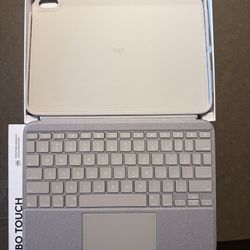 Never Used Logitech - Combo Touch Keyboard and Trackpad Case for Apple iPad