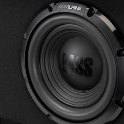 Two 12 In  Subwoofers, Alpine Base Speaker Speakers
