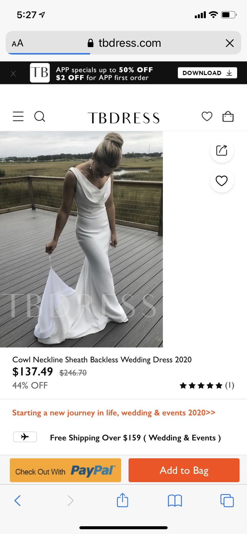 NEW Wedding Dress Sz 10