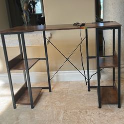 Desk With Power Sockets 