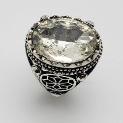 925 Sterling Silver plated Ring Size 11