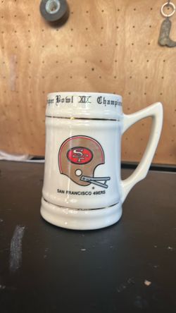 San Francisco 49ers Collectible Super Bowl XIX mug