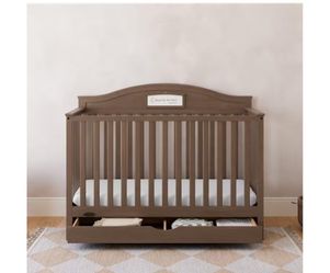 Graco Story 5-in-1 Convertible Crib with Drawer – Hazelnut –  Brand New, Unopened