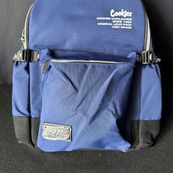 Cookies Off The Grid Smell Proof Navy Backpack NWT