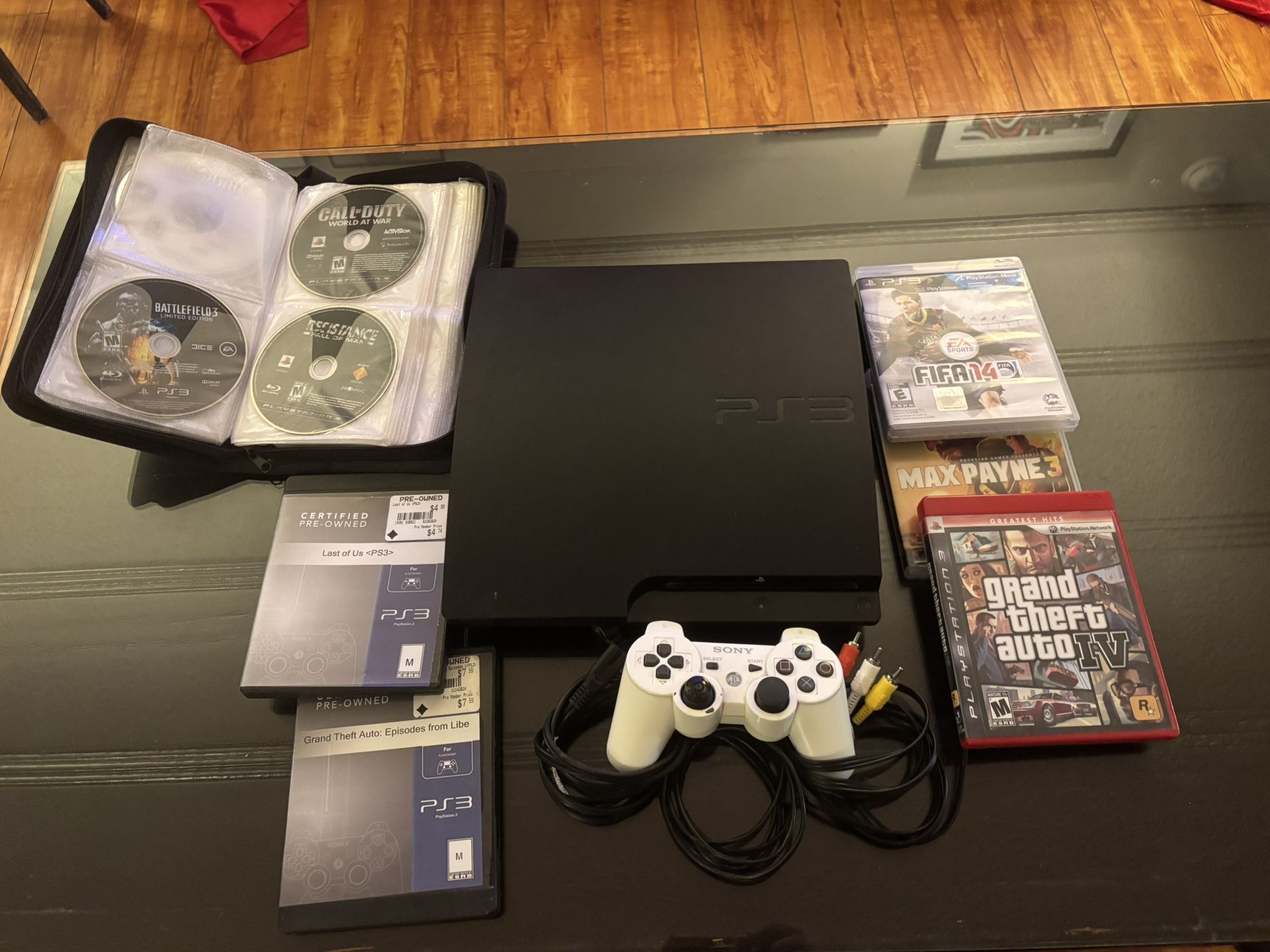 PS3 Complete PlayStation 3 w/ 8 Games
