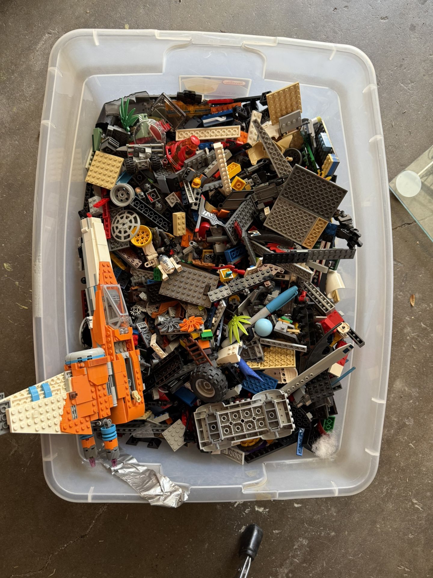 30 Lbs Lego Bulk Star Wars X WING Partial Build