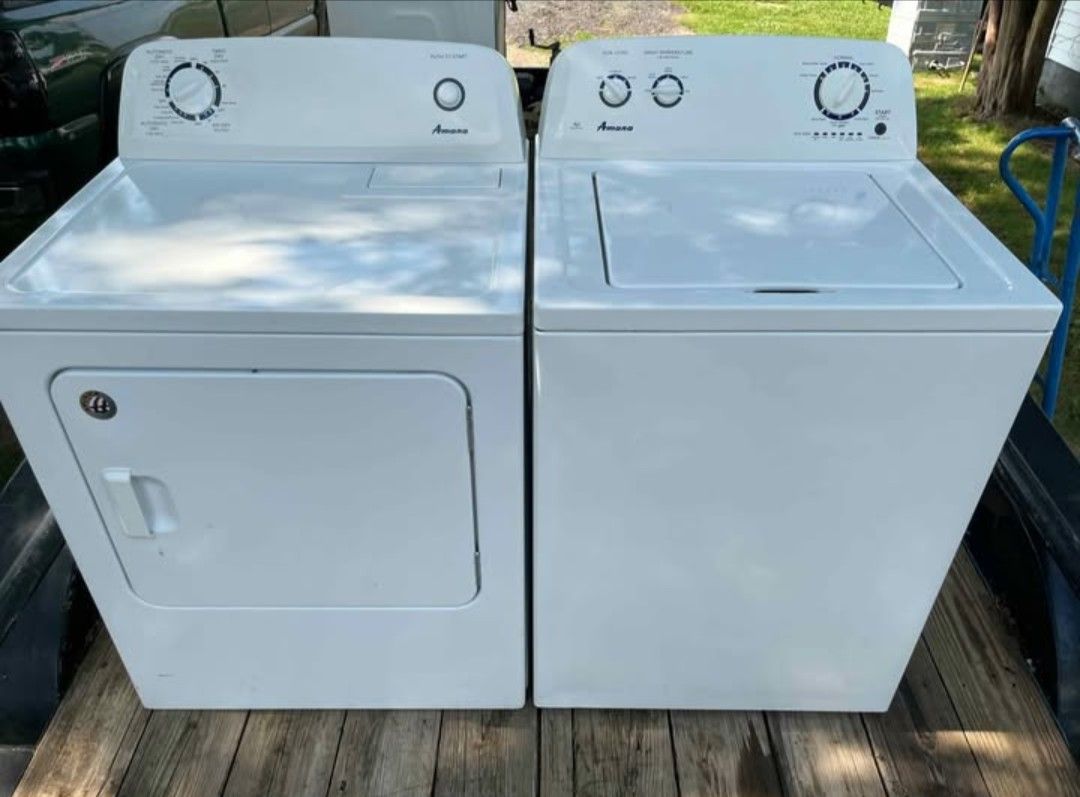 Amana Washer And dryer 