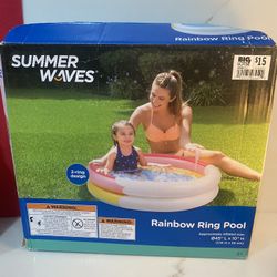 Rainbow Ring Inflatable Pool NEW 